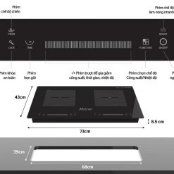 Bếp điện từ Sunhouse MAMA MMB888EI