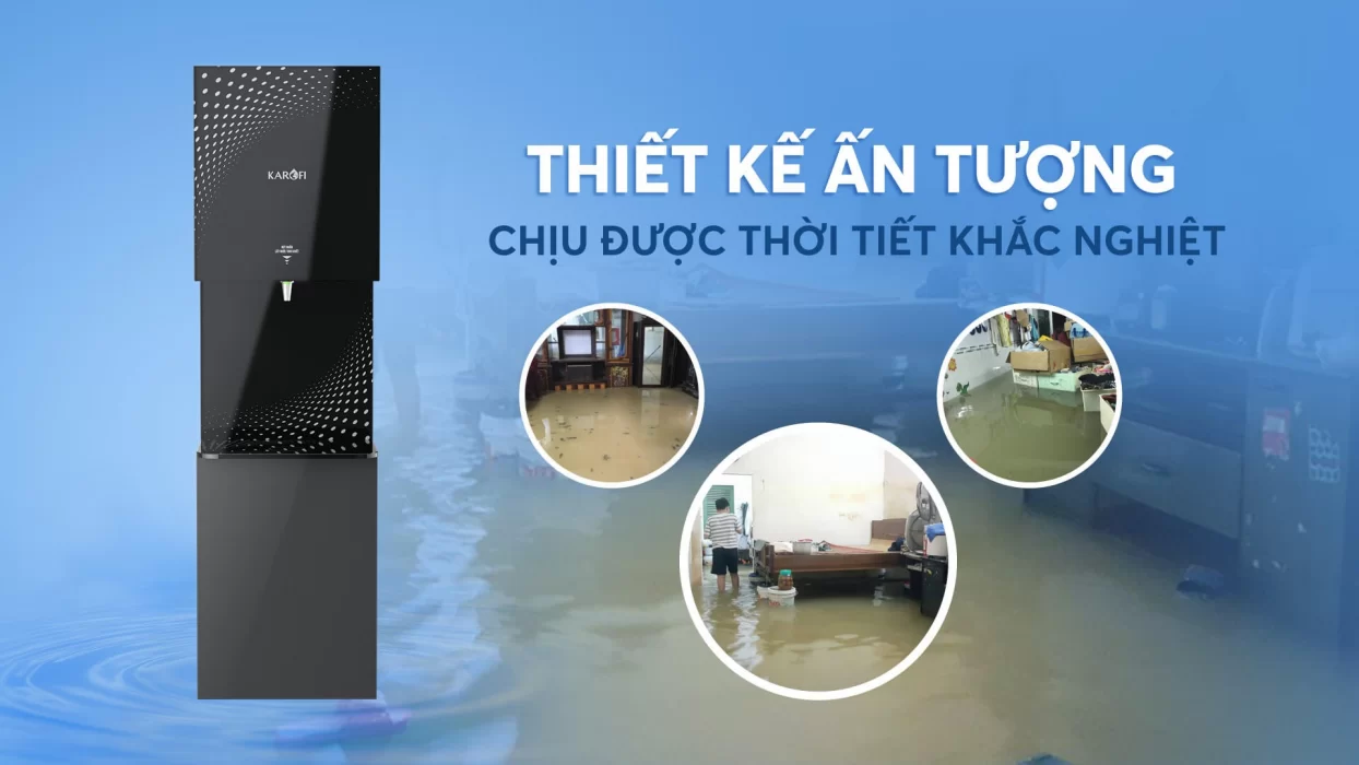 Máy lọc nước treo tường Karofi KAQ-W18