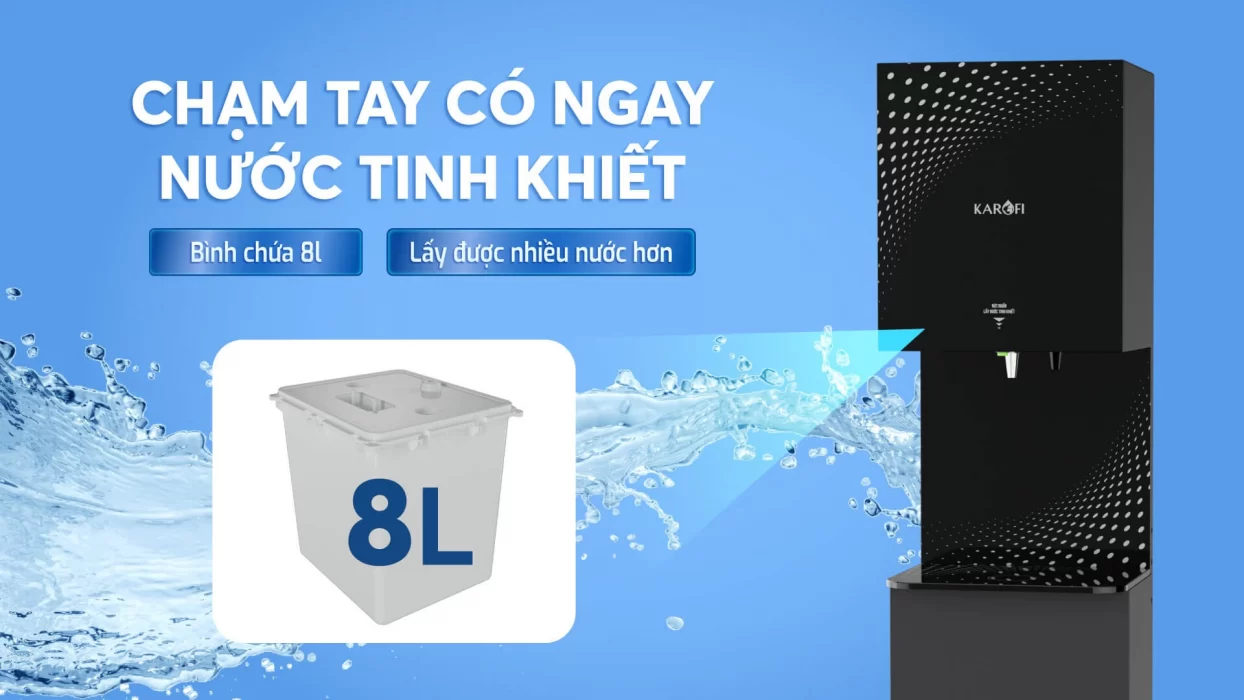 Máy lọc nước treo tường Karofi KAQ-W18
