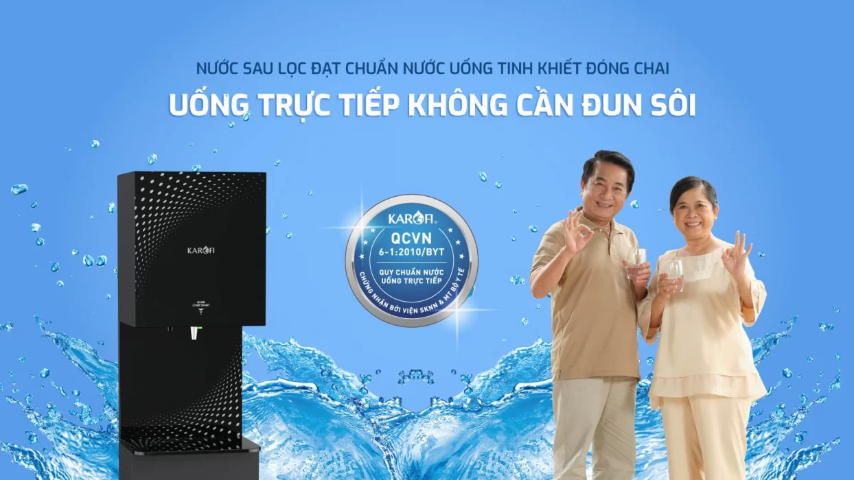 Máy lọc nước treo tường Karofi KAQ-W18