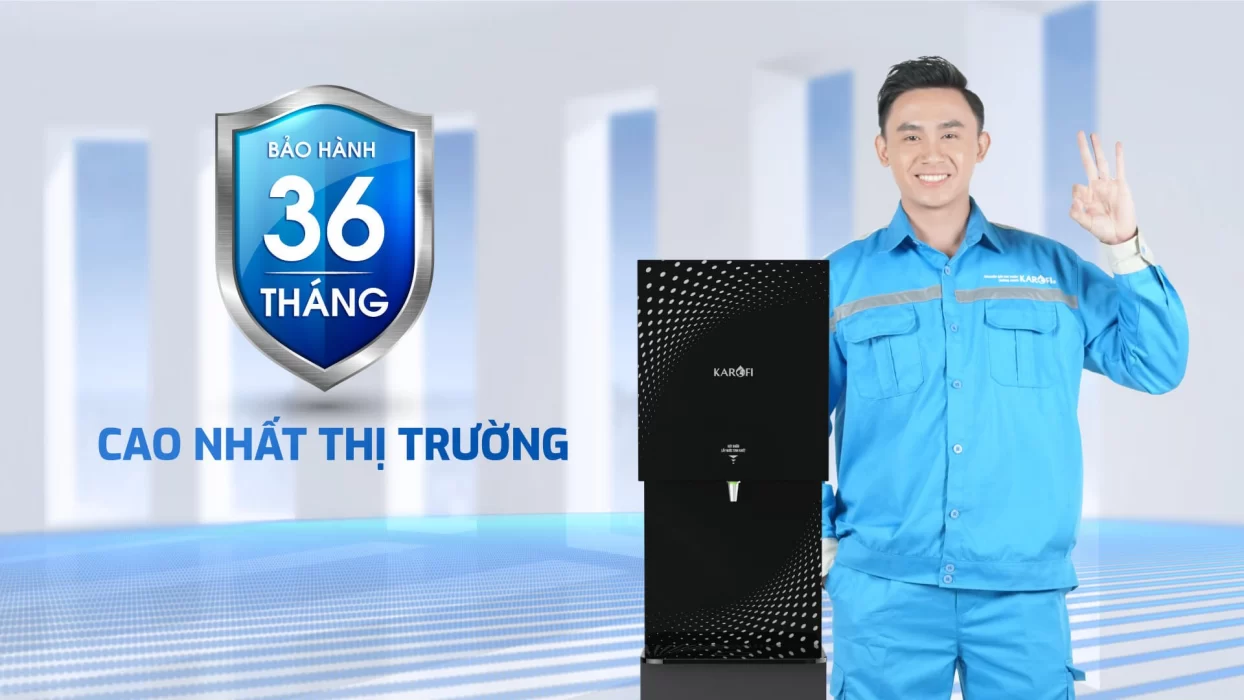 Máy lọc nước treo tường Karofi KAQ-W18