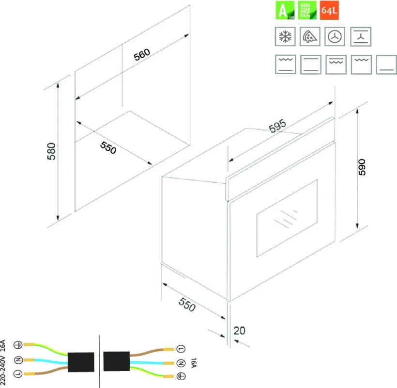 Lò nướng Tomate TOM 238