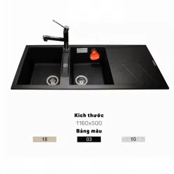 Chậu rửa chén Carysill JAC1