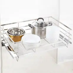 Giá xoong nồi inox 304 gắn cánh âm tủ Eurogold EP60B (EPD6260VX)