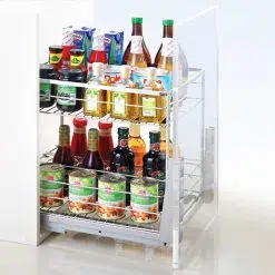 Giá dao thớt inox bóng nan vuông Eurogold ERO2030B