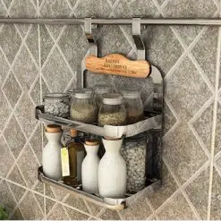 Giá treo ngoài gia vị 2 tầng EV28