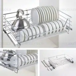 Giá xoong nồi, bát đĩa inox nan dẹt Eurogold ES61290