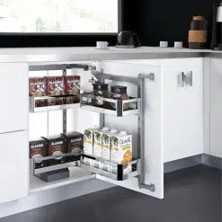 Hệ thống giá kho 2 tầng inox hộp cánh mở Eurogold M040260 (EKB15260)