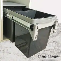 Thùng rác đôi gắn cánh âm tủ Eurogold EB300