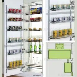 Tủ kho inox 304 cánh mở 4 tầng Eurogold MP040460