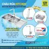 Chậu rửa chén I-Royal IR-10048C