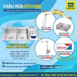 Chậu rửa chén I-Royal IR-10048RDT