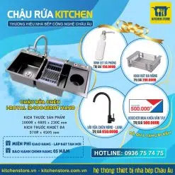 Chậu rửa chén I-Royal IR-10048RDT Nano