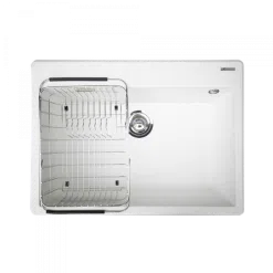 Chậu rửa chén Konox Ruvita 680 White Silver