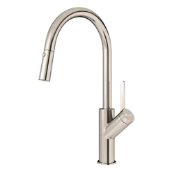 Vòi rửa bát rút dây Konox Ponte Nickel