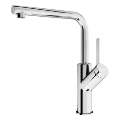 Vòi rửa bát rút dây Konox Artan Chrome