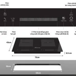 Bếp điện từ Sunhouse MAMA MMB888EI