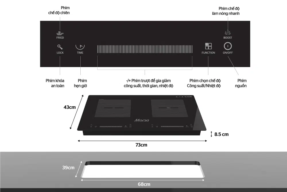 Bếp điện từ Sunhouse MAMA MMB888EI