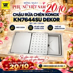 Chậu rửa chén Konox KN7644SU DEKOR