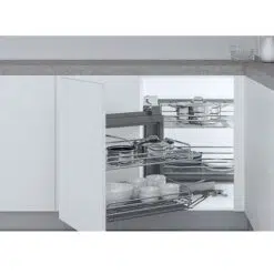 Giá góc liên hoàn inox 304 nan Oval EPV101 (trái) – Eurogold (ELO101L)