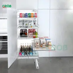 Kệ đồ khô xoay nan dẹt Grob GM304-550