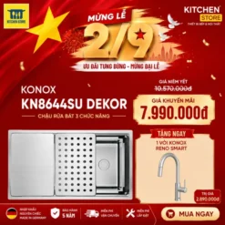 Chậu rửa chén Konox KN8644SU DEKOR