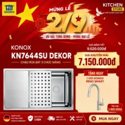 Chậu rửa chén Konox KN7644SU DEKOR