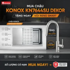 Chậu rửa chén Konox KN7644SU DEKOR