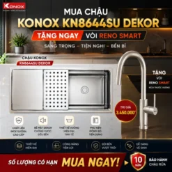 Chậu rửa chén Konox KN8644SU DEKOR