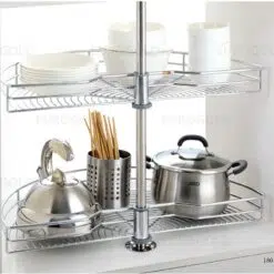 Mâm xoay inox nan mở 1/2 – 180º Eurogold TR180C