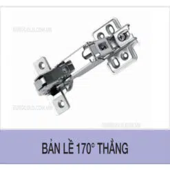 Bản lề inox 170 độ thẳng HD – Eurogold