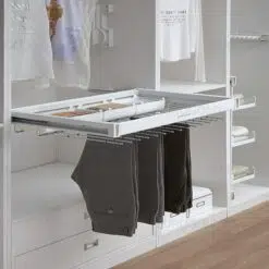 Giá vắt quần âu kết hợp để trang sức, ray giảm chấn Eurogold EVA570