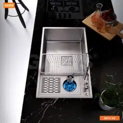Chậu rửa chén có máy rửa cốc, chén Garis MS11.82