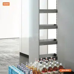 Tủ đồ khô 6 tầng, khay nhôm, cánh rút MS6.40GA