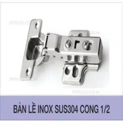 Bản lề cong 1/2 inox 304 Eurogold WP02 (EWP102)