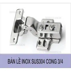 Bản lề cong 3/4 inox 304 Eurogold WP03 (EWP103)