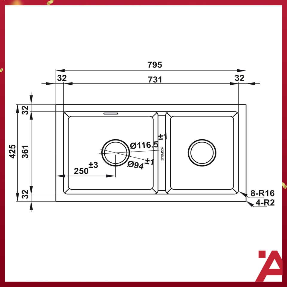 Chậu Đá ESSENCE HS22-GEN2S90M Hafele 577.25.310