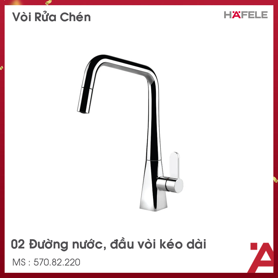 Vòi Rửa Chén HT20-CH1P241 Hafele 570.82.220