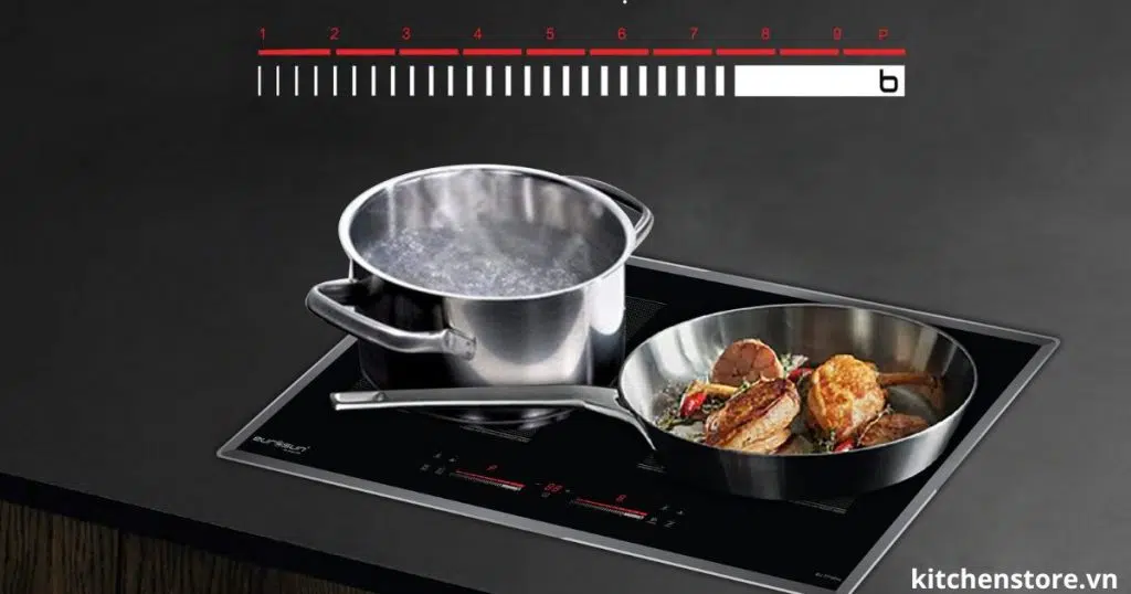 Cảm ứng thông minh của bếp từ đôi Eurosun Eu-T727Pro