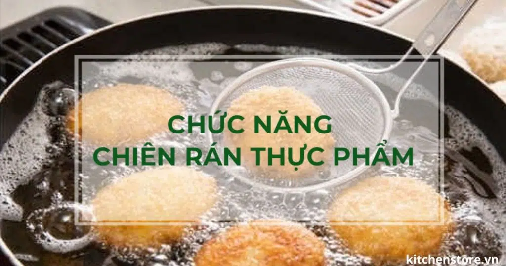 Tính năng chiên nấu rán trên bếp từ đôi Eu-T727Pro