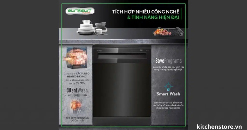 Thiết kế hiện đại và nhiều tính năng