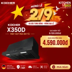 Máy hút mùi âm tủ Kocher X350D
