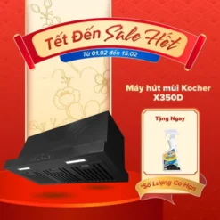 Máy hút mùi âm tủ Kocher X350D