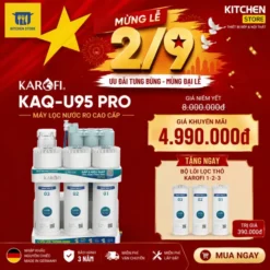 Máy lọc nước Karofi KAQ-U95 Pro