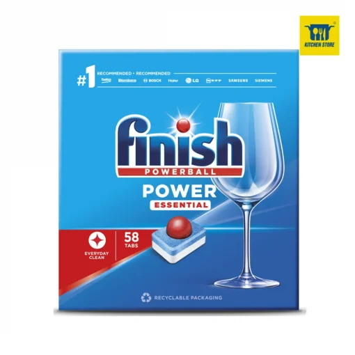 Viên rửa bát Finish Power Essential All In 1 – HỘP 100 VIÊN