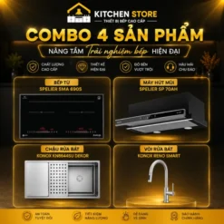 Combo bếp từ Spelier SMA 690S