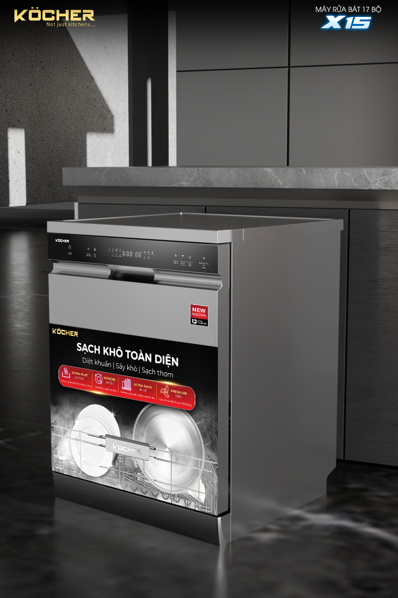 Máy rửa bát KOCHER X15S - KDEU X15S 1
