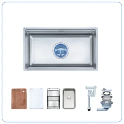 Chậu Rửa Bát 1 Hố NOBINOX LIRA NJ562D