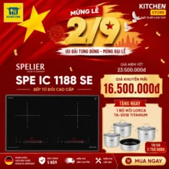 Bếp từ đôi Spelier SPE IC 1188 SE