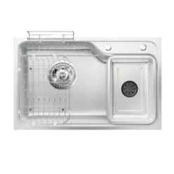 Chậu rửa bát phong cách Nhật chống xước Konox Tari Smart 8050